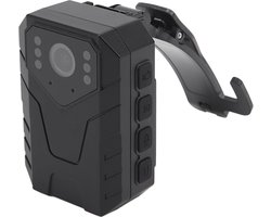 1296P HD Politiecamera met 128G geheugen Waterdicht - Bodycam met Nachtzicht GPS - Wetshandhaving .