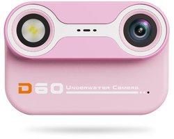 12MP 1080P HD Kinderen Onderwatercamera Camcorder 3M/10ft Waterdichte Camera met Lanyard 2 Inch LCD Scherm 32GB SD Kaart Draagbare Cadeaucamera voor Jongens en Meisjes