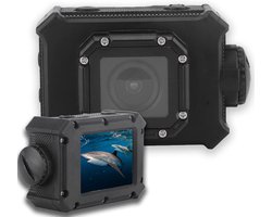 4K Ultra HD Sport-actiecamera 2.0-inch Waterdichte Camcorder voor Duiken Skydiving Fietsen Ingebouwde Microfoon 30M-duikcamera met 1/4 Inch Schroefgat