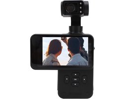 5K Video Camera Camcorder, Portable Pocket Camcorder, 3.5 Inch Rotatable Touchscreen, 3 Axis Stabilization Wide Angle Action Camera, Small Flag Camera, for Photography, Travel Vlog