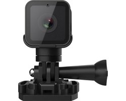 Actiecamera, HD-nachtzicht, 1080p-resolutie, waterdicht, draagbare actiecamera voor buiten, geschikt voor sport, reizen, kantoor en andere situaties, zwart.