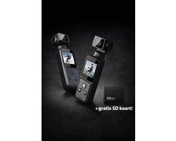 Action Camera HD – Pocket Vintage Camera – Gratis SD kaart - Met 270° Draaibare Lens, Goed Geluidskwaliteit – Inclusief 6 Accessoires