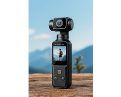 Action Camera HD – Pocket Vintage Camera – Met 270° Draaibare Lens, Wi-Fi & Goede Geluidskwaliteit – Inclusief 6 Accessoires