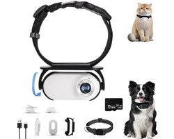 Action Camera voor Hond of Kat - mini Camera - inclusief 32GB SD-kaart - Waterafstotend - Met verstelbare Halsband - Tracker Voor Hond En Kat