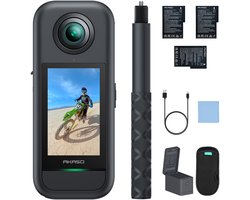 AKASO 360° Action Camera Creator Set - 5,7K 72MP 360° Camera - Touchscreen - Onzichtbare Selfiestick - 360° Horizon Lock & AI Volgen