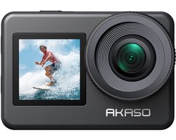 AKASO Brave 7 - Action Camera 4K - Waterdicht 40M - Dubbel Touchscreen - 64GB