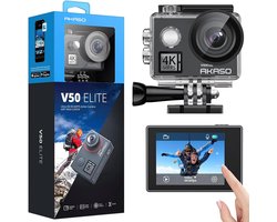 AKASO V50 Elite - Action Camera - 4K60FPS - Waterdicht - Touchscreen