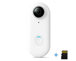 Bimivo Bodycam - Mini Action Camera - Sport Camera - 4K UHD - Magnetisch - 30M Waterdicht - inc. 64GB SD kaart & Accessoires - Wit