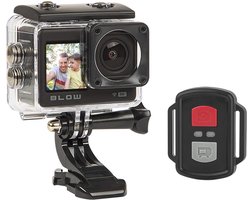 BLOW Action Camera - 5K Ultra HD - Waterdicht - Sportcamera met LCD Scherm & Accessoires