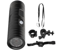 Camera Ion Cam 1080P Full HD Helmcamera voor Motorfiets en Fiets - 8MP Mini Sport DV Camera met 170° Groothoek en Waterdicht Ontwerp - Ideaal voor Sport, Actie en Avontuur