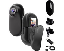 Compacte Mini Bodycam 1080P – Magnetisch & Clip-On – Action Cam voor Reizen, Sport & Huisdieren