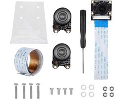 Contetn in - Camera Lens Night Vision Kit - 5MP OV5647 - lengte verstelbaar Focus - 3B/3B/2B/B+ - 13 ZERO/NUL W. .