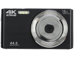 Digital Video Camera 4K 44MP Full HD 2.8in Screen 16X Digital Zoom Camera Shock Proof HD Video Camera Camcorder for Photography (Black)