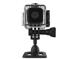 DrPhone ActionCore – Action Camera – Waterdicht Tot 30 Meter – 1080P Full HD – Infrarood Nachtvisie - Bewegingsdetectie – 360° Bevestiging – Compact & Lichtgewicht – Ondersteunt tot Micro SD-Kaart 128GB – Voor Auto, Fiets, Sport & Onderwater