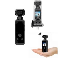 DrPhone ActionX Pro - True 4K - Compacte Waterdichte Sport & Actiecamera - 270° Draaibaar LCD - WiFi - Actioncam