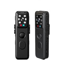 DrPhone GuardianCam – Bodycam Met Achtergronddemper – Looprecording – Infrarood Nachtvisie – Handige Statief – Inclusief Micro-SD 32GB Kaart - Zwart