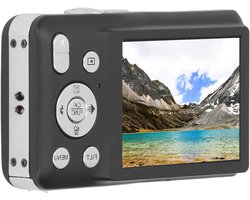 FHD 8K 68MP Compact Camera Flag Camera with 16x Digital Zoom - Powerful Cameras for Photography Built-in 20 Beauty Filters for Kids Teens (BLACK)