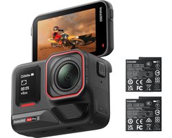 Insta360 Ace Pro 2 dual battery bundel - Actioncam - Zwart - Inclusief 2 Batterijen