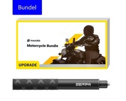 Insta360 Motorcycle Bundel (Upgrade) - Motorfiets Actioncam Mount Compatibel met Insta360 X4, X3, X2, RS, GoPro, DJI Action 3, Action 4