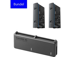 Insta360 X5 Full Power Bundel - X5 Battery - X5 Snellader - X5 Utility Fast Charge Case