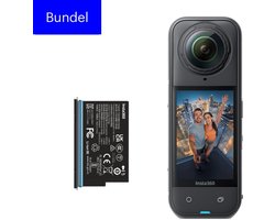 Insta360 X5 Power bundel met extra batterij - Actioncam - Zwart