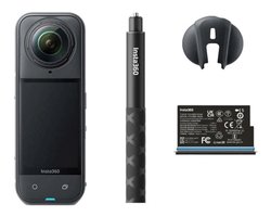 Insta360 X5 Starter Bundle – Actioncam - Zwart - Inclusief Accesoires