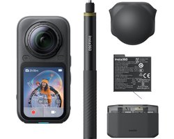 Insta360 - X6 Essentials Bundle Midnight Black - Actioncam - Videocamera