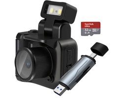 Mementi Retro Camera met 32GB Geheugenkaart en Kaartlezer - Nostalgische Beelden - Analoog & Vintage Camera - Digitaal - Compact - Zwart