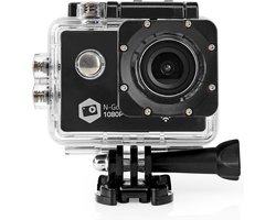 Nedis Action Camera – 1080p@30fps – 12 MP – 30M Waterdicht – WiFi – Inclusief Mounts