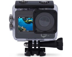 Nedis Action Camera – 5K@30fps – 16 MP – Dual Screen – 30M Waterdicht – WiFi – Inclusief Mounts