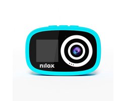 Nilox Action Camera Kinderen - 12MP - 2 LCD schermen - 15 Filters - Full HD - IP67 - Blauw