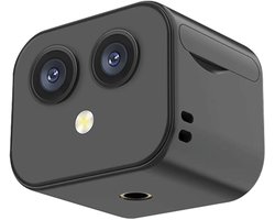 Noeá Slimme videocamera - 4K HD-monitorcamera - Nachtzicht - Beveiligingsbewakingscamera - USB oplaadbaar - binnen en buiten - Zwart