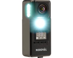 Nordväl BC101F Fiets Koplamp Camera - Actioncam - Bike cam - 4K Ultra HD - 3-zijdige fietsverlichting - Nachtzicht - WiFi