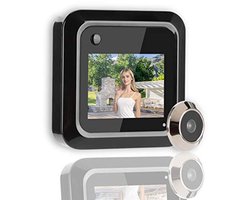 Peep Camera with 2.4 Inch Digital Door Finder, Sniffing Doorbell, with 95° Wide Angle Camera, Support Photography