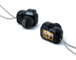 SnelShoppen - Micro Video Camera 1080P Mini Thumb Camera 2MP Compact DV DVR Camcorder Sleutelhanger met 100 Minuten Batterijduur voor Studenten en Kin