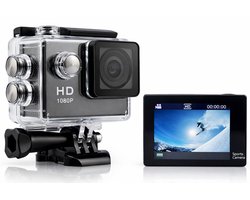 Sport Camera - Ski Camera - Actie Camera - Ski Accessoires - Sport Camera - Wintersport - Full HD 1080P - Onderwatercamera - Go Pro - Waterdicht t/m 30M - 150° Groothoeklens - 2.0” IPS Scherm - 3 uur Accuduur - Skiën - Snowboarden - Nieuwjaar