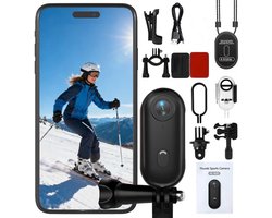 TKMARS Mini Action camera - Recorder - 4K HD sportcamera - Videocamera - 120° Groothoeklens - 4K Bodycamera met magnetische lanyard-achterclip - 360° clip - Handsfree POV-camcorder met montageaccessoires voor fietsen, motorrijden, huisdieren uitlaten