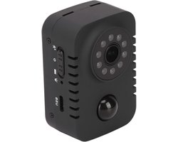 Ultra compacte Mini Camera - 1080P HD handheld camera - Brede kijkhoek - Infrarood PIR camera met achterklem - 1200mAh batterij - Automatische nachtvisie