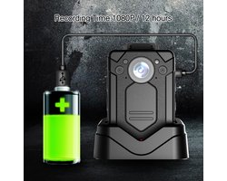 Viatel bodycam- Network Camera High Definition With Dock Charger Built-in 3200mAh battery Built-in TF Card Night Vision IR Detection Body Camera