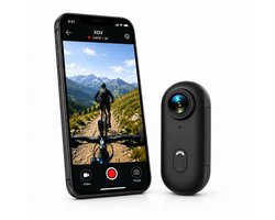 WINNES Mini Action Camera 1080P HD – WiFi Sportcamera / Bodycam met 120° Groothoeklens, Magnetische Clip & Lanyard – Handsfree POV Camera voor Fietsen, Motor, Reizen, Vloggen, Dashcam & Huisdieren