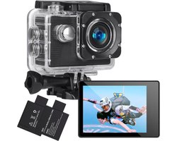 ZRSS® Onderwatercamera 1080P - Actiecamera Waterdicht tot 30m - Camera voor Onderwater - 12MP en Groothoek