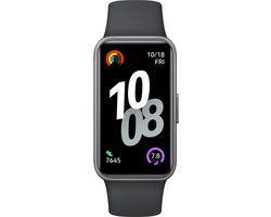 HUAWEI Band 10-Zwart |Gestroomlijnd metalen ontwerp | 100 trainingsmodi | AI-powered fitnessmonitoring & Geavanceerde slaapanalyse | Snelladen in 45 min | Batterijduur tot 2 weken