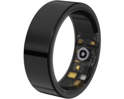 Lacardia Smart ring - Slimme ring - Zwart - Maat 9 - Beschikbaar voor android en IOS - Eigen app - Unisex voor Dames & Heren