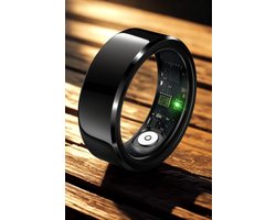 Parya – Smart Ring - Europese ringmaat 62- Waterdicht – Slaapmonitor – Hartslagmeter - SpO2 Monitor - Dagelijkse Activiteitstracking - Mobiele App – Zwart