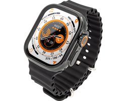 Techancy Smartwatch - Bluetooth - Lange Batterijduur - Slaaptracker - Heren & Dames - Zwart