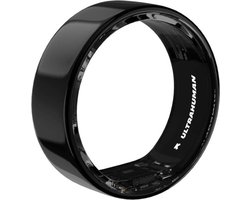 Ultrahuman Ring Air - Smart Ring - Slaap & Fitnesstracker - Unisex voor Mannen & Vrouwen - Geen Appkosten (Standaardfuncties) - Tot 6 Dagen Batterijduur - Aster Zwart - Maat 10