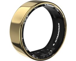 Ultrahuman Ring Air - Smart Ring - Slaap & Fitnesstracker - Unisex voor Mannen & Vrouwen - Geen Appkosten (Standaardfuncties) - Tot 6 Dagen Batterijduur - Goud - Maat 5