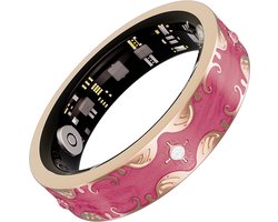 WizBay Premium Select® Bohemian Brilliant Rose Red Smart Ring 2026 – Luxe Design met 5 Zirkonia’s – Oplaadcase – Slaap, O2, Bloeddruk, Hartslag & Sportmonitoring – 5ATM Waterdicht – Android & iOS - #9