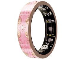 WizBay Premium Select® Bohemian Cherry Blossom Pink Smart Ring 2026 – Luxe Design met 5 Zirkonia’s – Oplaadcase – Slaap, O2, Bloeddruk, Hartslag & Sportmonitoring – 5ATM Waterdicht – Android & iOS - #10
