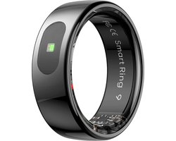 WizBay Premium Select® Smart Ring Dark Grey - Maat 8 - Smart Ring met Hartslag, Slaap, Zuurstof - Multi Sport Modi